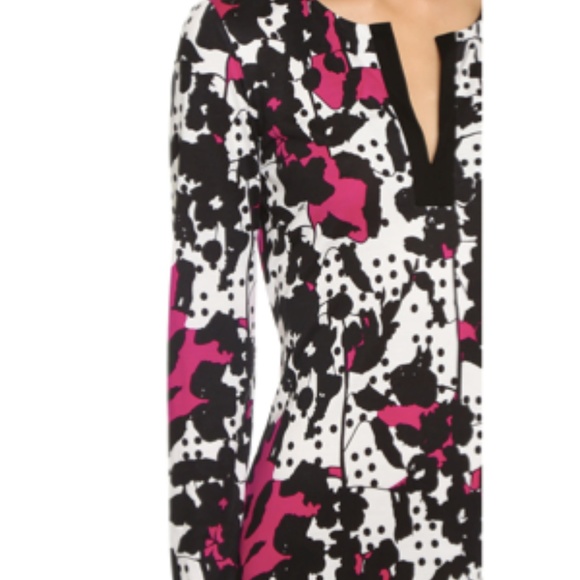 DVF Reina Long Sleeve Dress - Picture 3 of 3